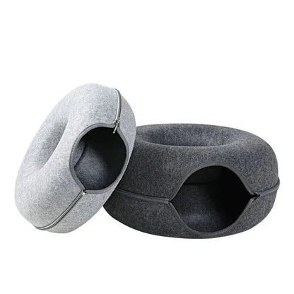 Tunnel donut chat - Sieste et jeu