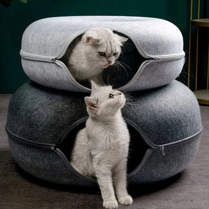 Tunnel donut chat - Sieste et jeu