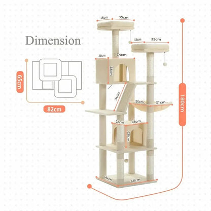 Arbre à chat XXL - Ultra stable | MyTower
