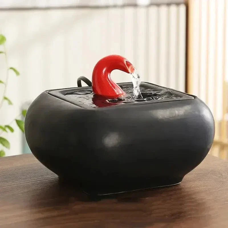 Fontaine à eau chat céramique sans filtre - Éco et zen Griffe d'Amour
