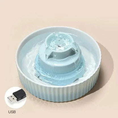 Fontaine à eau filtrante céramique - Eau pure et silence garanti Griffe d'Amour