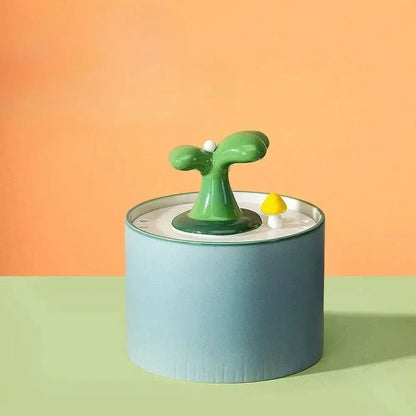 Fontaine à eau pour chat ultra silencieuse céramique