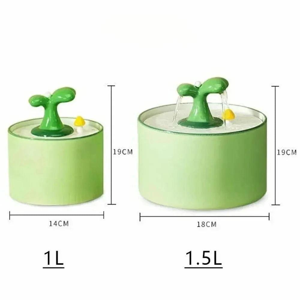Fontaine à eau pour chat ultra silencieuse céramique