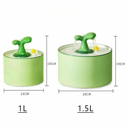 Fontaine à eau pour chat ultra silencieuse céramique