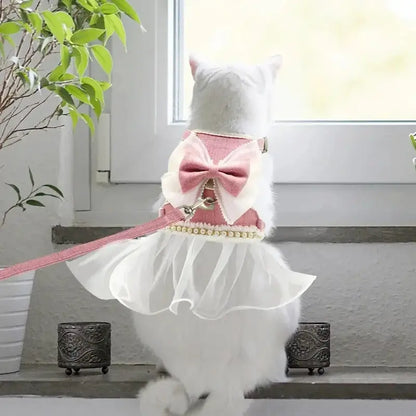 Harnais chat robe princesse - Confort royal | PrincessPaw