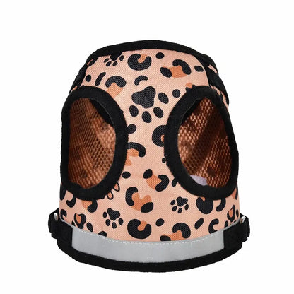 Harnais léopard chat