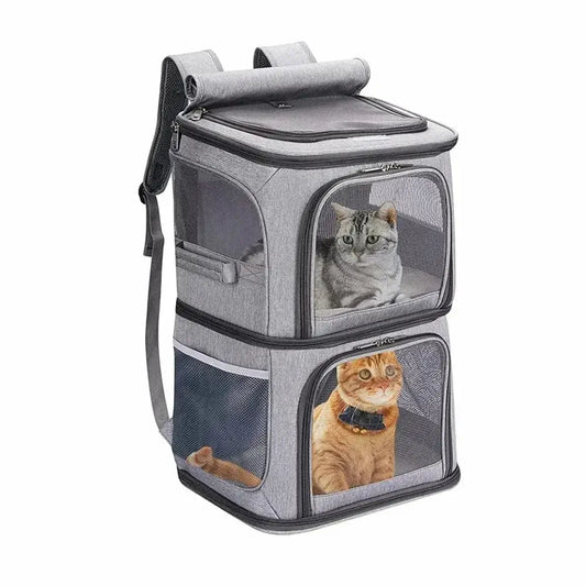 Sac à dos 2 chats - confort optimal | CosmoPattes