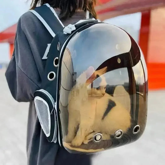 Sac à dos bulle pour chat - Vue panoramique & confort Griffe d'Amour