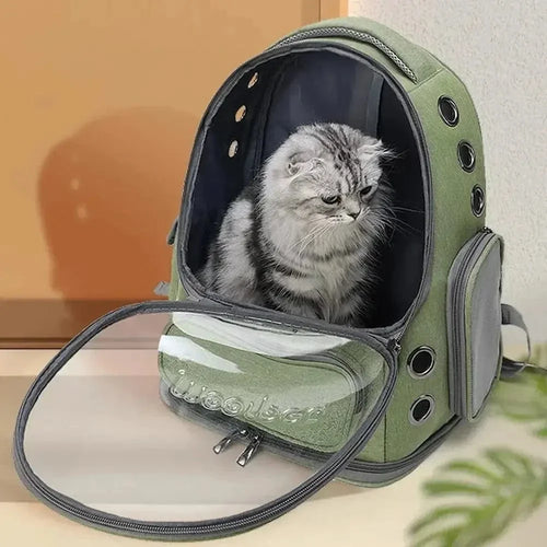Sac à dos capsule chat - voyage sécurisé | PurrSpace