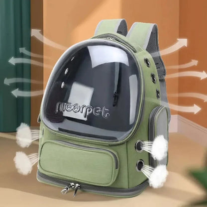 Sac à dos capsule chat - voyage sécurisé | PurrSpace