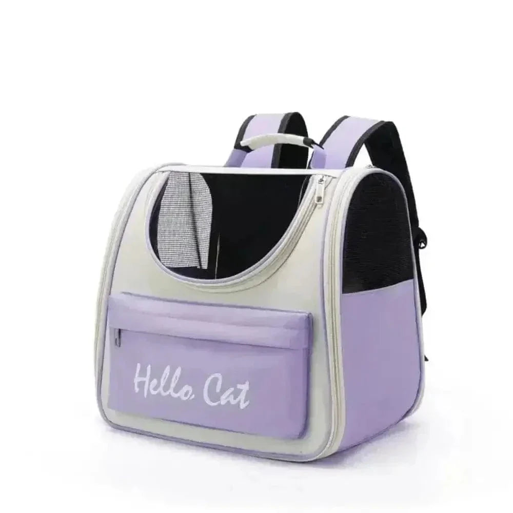 Sac à dos chat Hello Cat - Confort et design aéré Griffe d'Amour