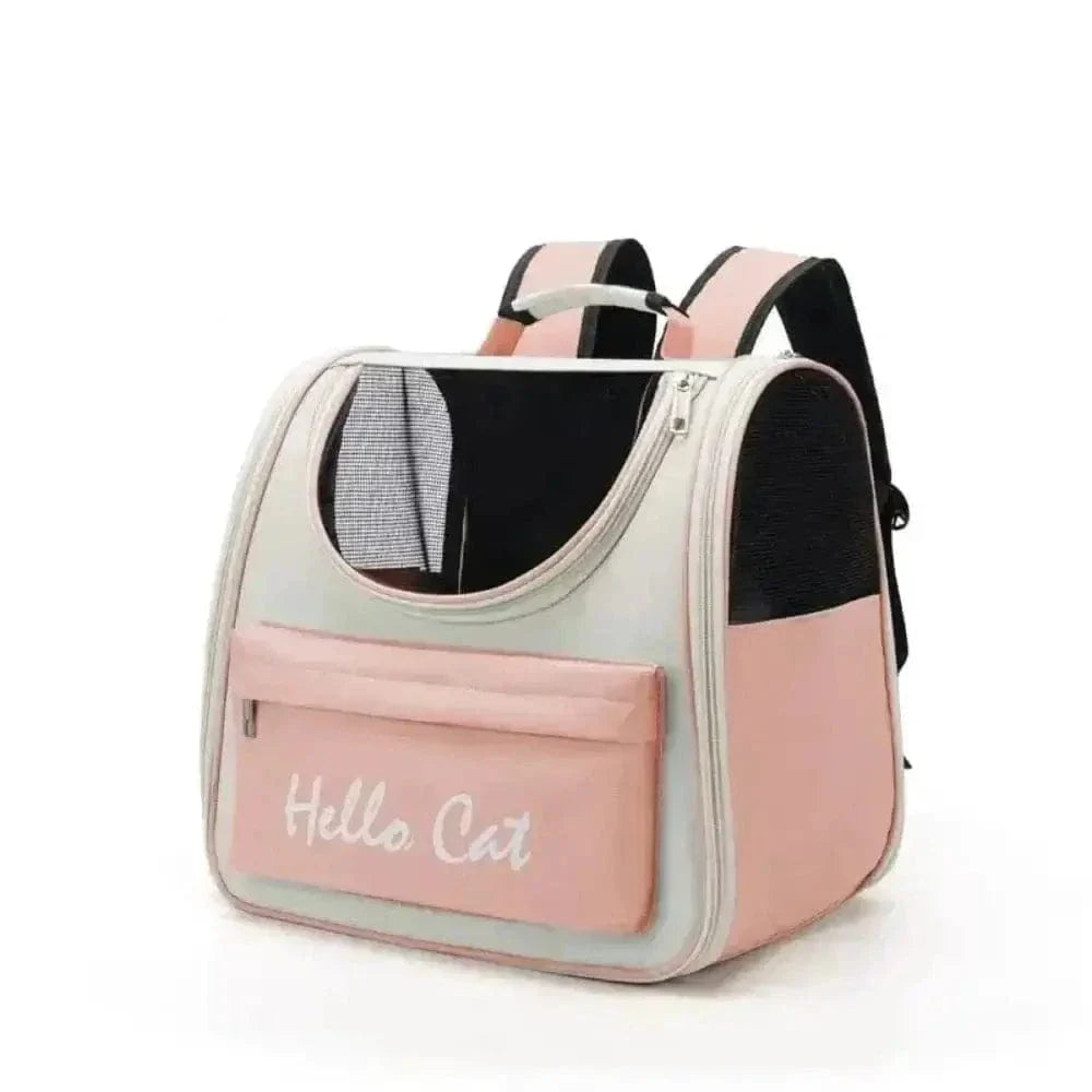 Sac à dos chat Hello Cat - Confort et design aéré Griffe d'Amour