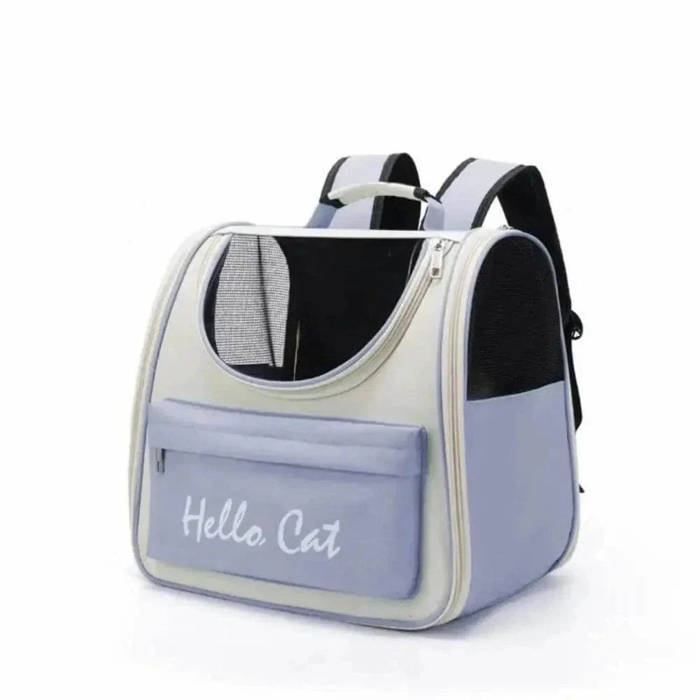 Sac à dos chat Hello Cat - Confort et design aéré Griffe d'Amour