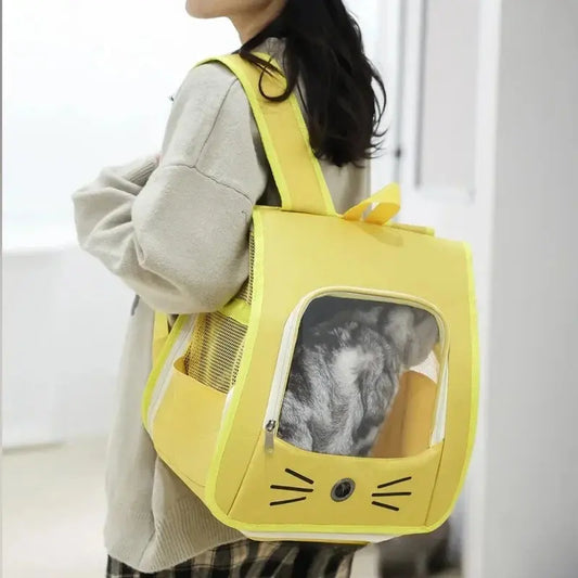 Sac à dos chat transparent - Vue & confort | Purravia