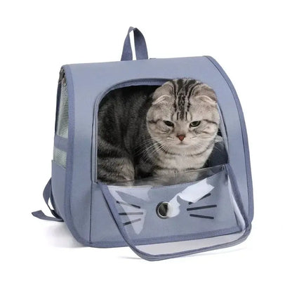 Sac à dos chat transparent - Vue & confort | Purravia