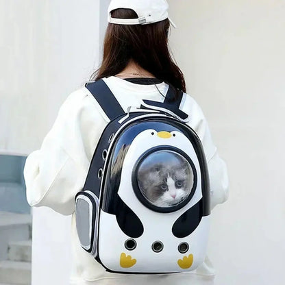 Sac à dos hublot chat - vision 360° | Astronocat